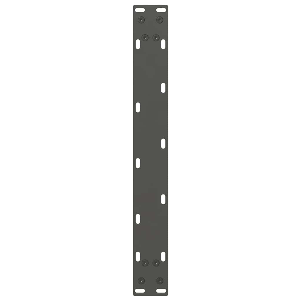 Couchtischbeine Anthrazit 2 Stk. 50x(30-31) cm Stahl