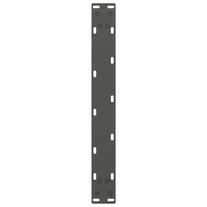 Couchtischbeine Anthrazit 2 Stk. 50x(30-31) cm Stahl