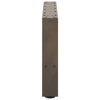 Couchtischbeine Naturstahl 2 Stk. 50x(30-31) cm Stahl