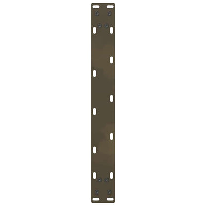 Couchtischbeine Naturstahl 2 Stk. 50x(30-31) cm Stahl
