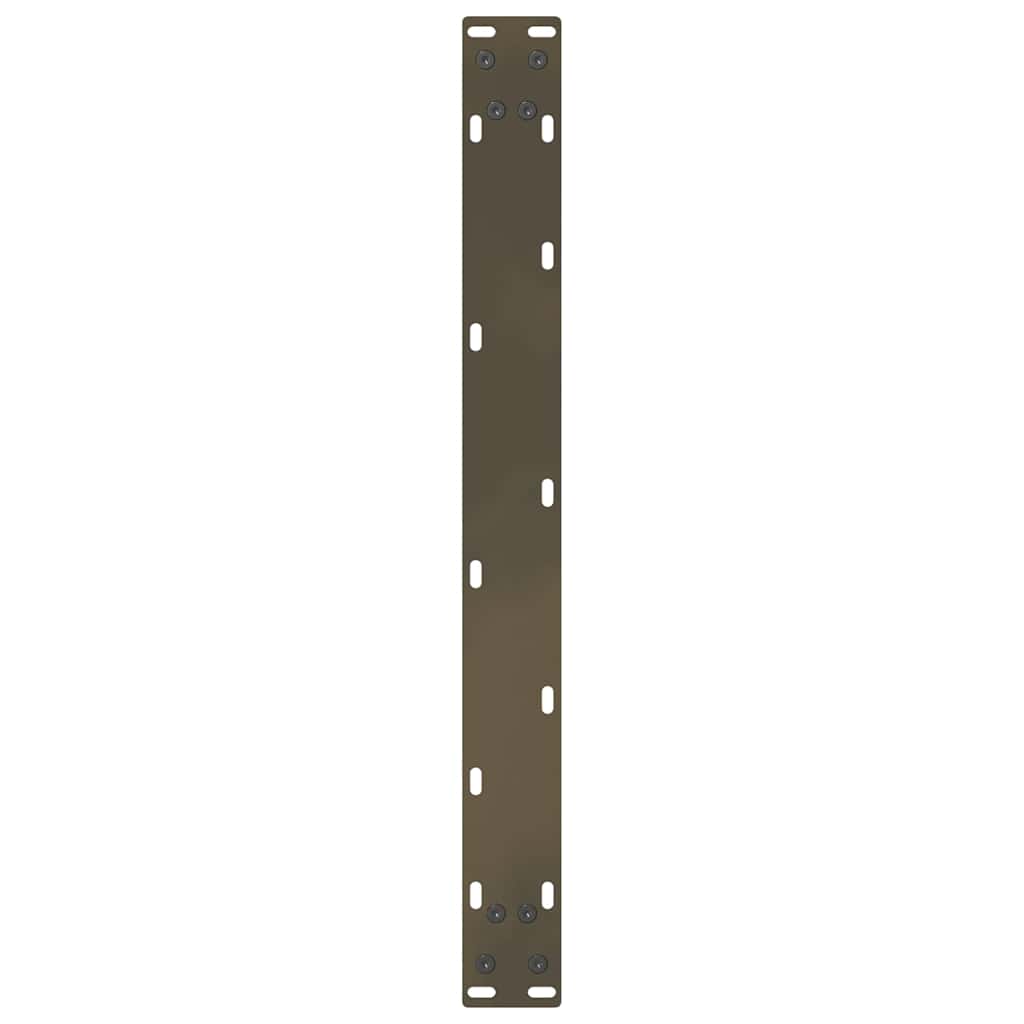 Couchtischbeine Naturstahl 2 Stk. 60x(30-31) cm Stahl