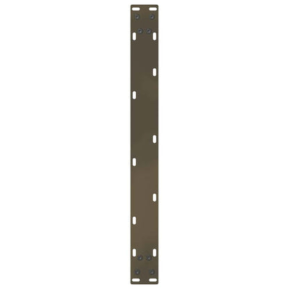 Couchtischbeine Naturstahl 2 Stk. 60x(30-31) cm Stahl