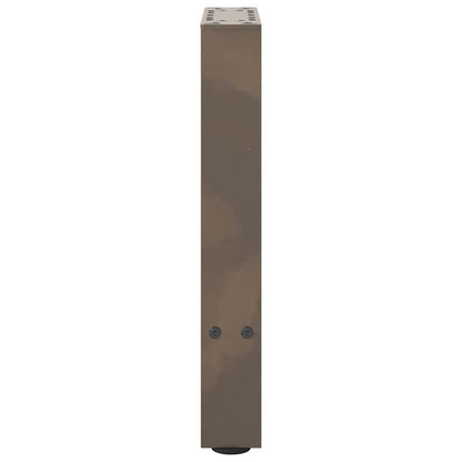 Couchtischbeine Naturstahl 2 Stk. 28x(42-43) cm Stahl