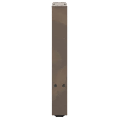 Couchtischbeine Naturstahl 2 Stk. 38x(42-43) cm Stahl