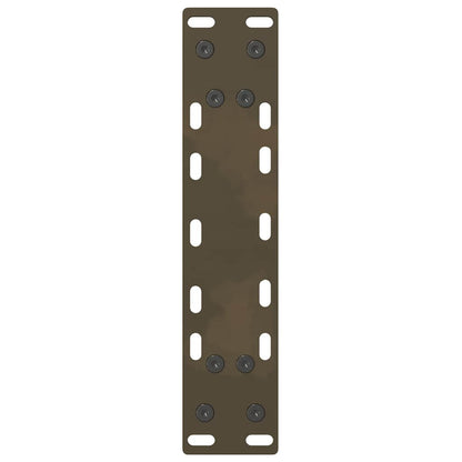 Couchtischbeine Naturstahl 2 Stk. 38x(42-43) cm Stahl