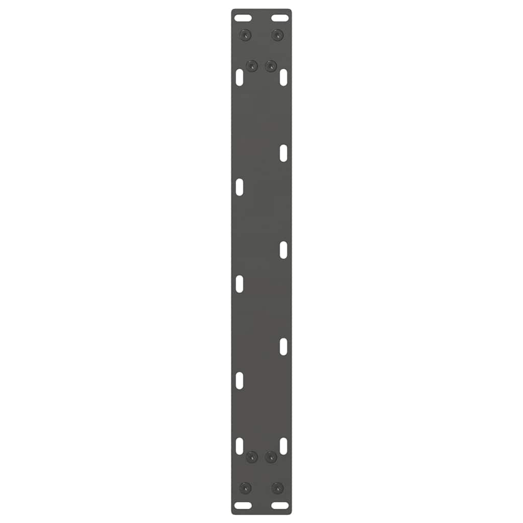 Couchtischbeine Anthrazit 2 Stk. 50x(42-43) cm Stahl