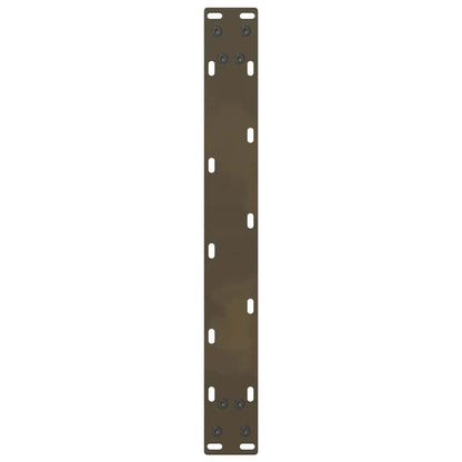 Couchtischbeine Naturstahl 2 Stk. 50x(42-43) cm Stahl