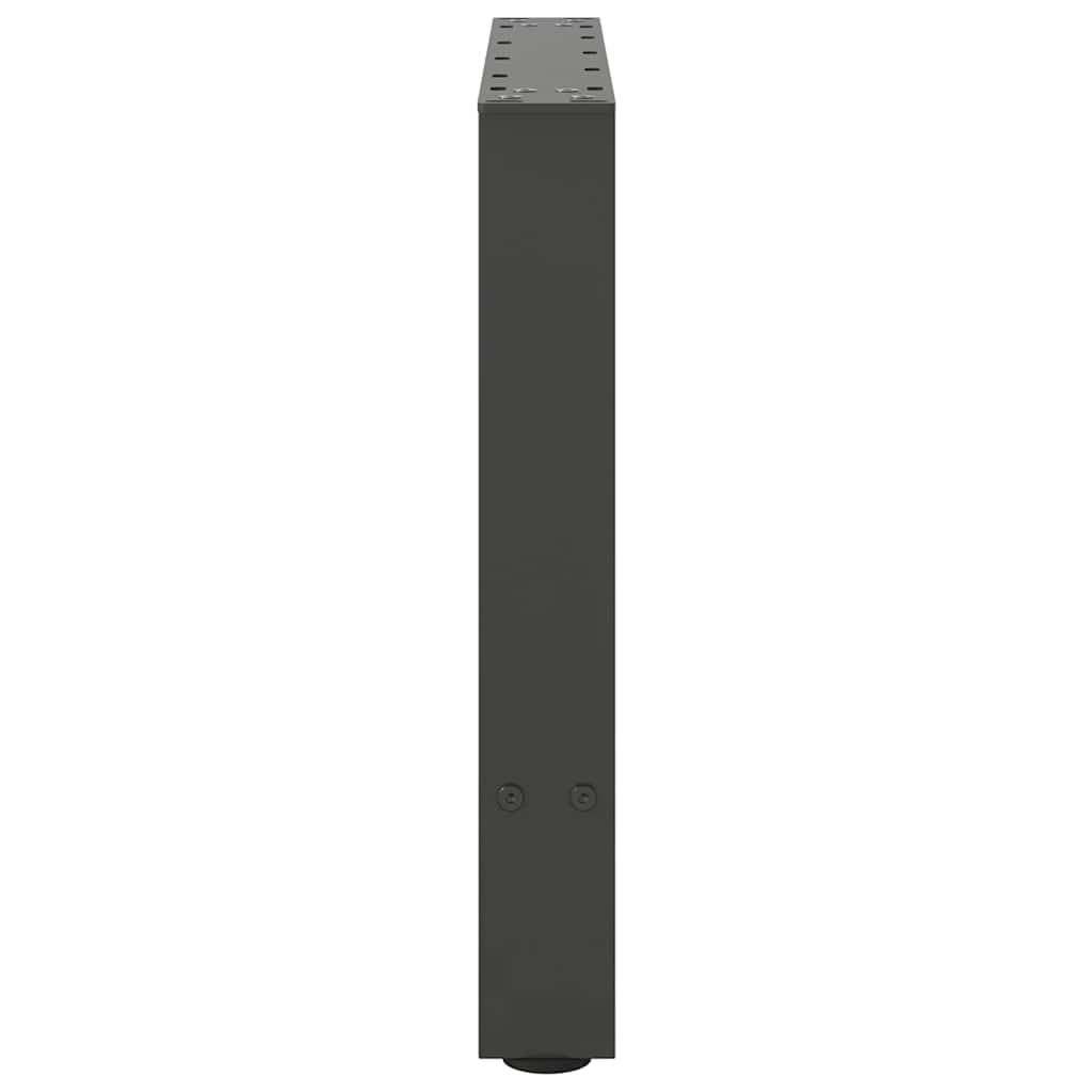 Couchtischbeine Anthrazit 2 Stk. 60x(42-43) cm Stahl