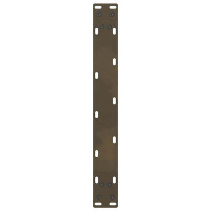 Couchtischbeine Naturstahl 2 Stk. 60x(42-43) cm Stahl