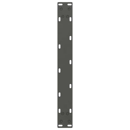 Couchtischbeine Anthrazit 2 Stk. 70x(42-43) cm Stahl