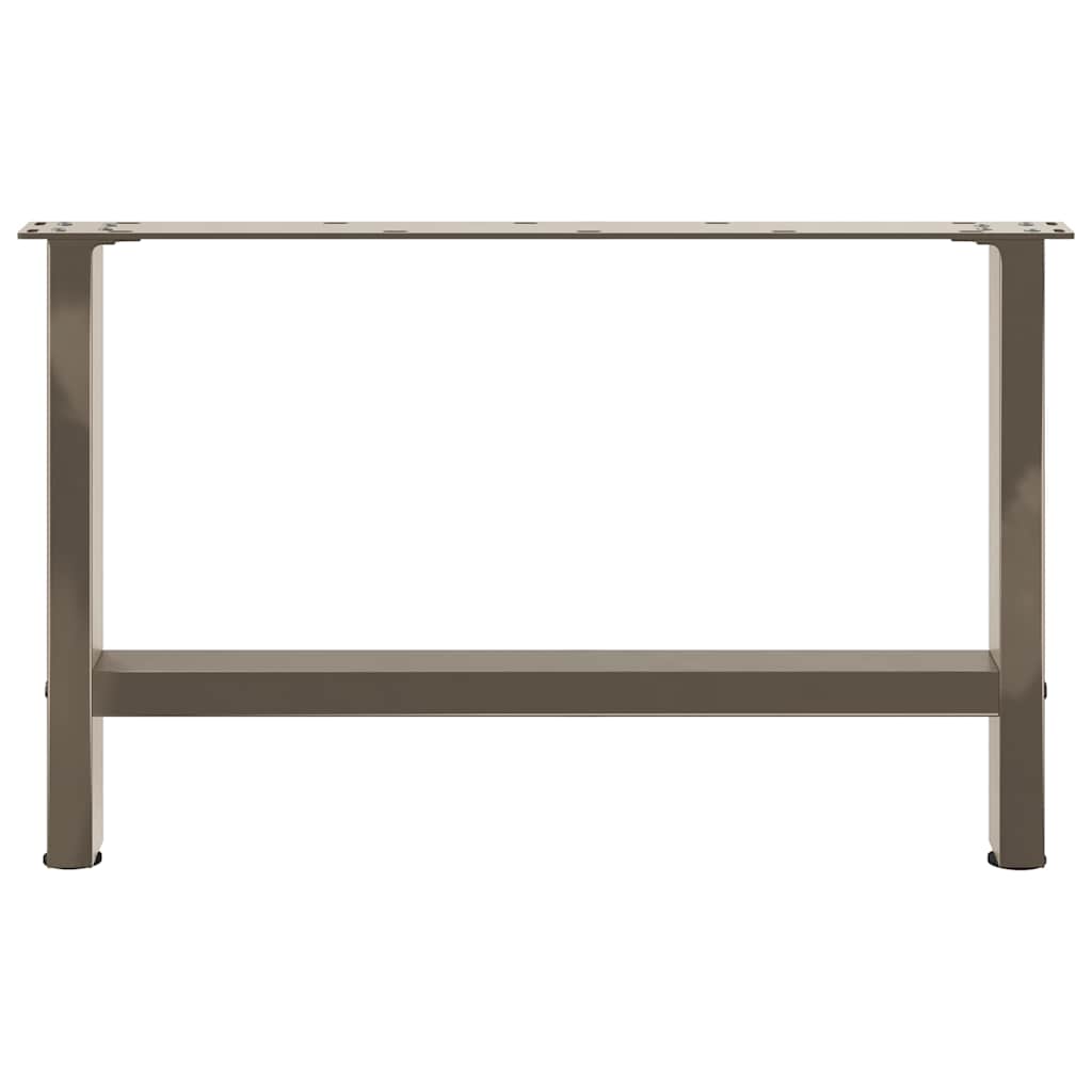 Couchtischbeine Naturstahl 2 Stk. 70x(42-43) cm Stahl