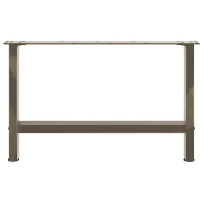 Couchtischbeine Naturstahl 2 Stk. 70x(42-43) cm Stahl