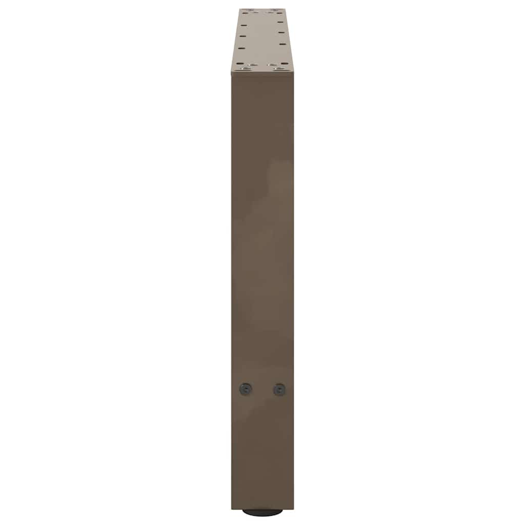 Couchtischbeine Naturstahl 2 Stk. 70x(42-43) cm Stahl