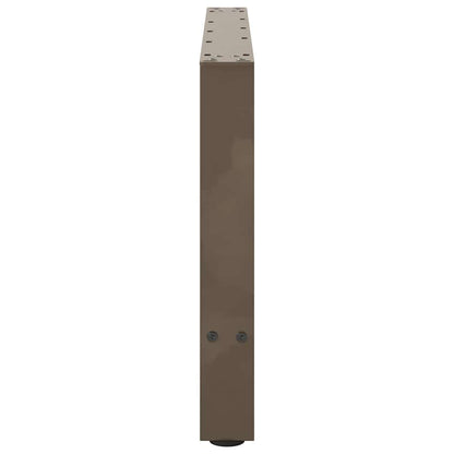 Couchtischbeine Naturstahl 2 Stk. 70x(42-43) cm Stahl