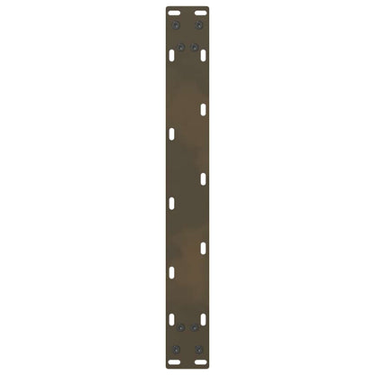 Couchtischbeine Naturstahl 2 Stk. 70x(42-43) cm Stahl