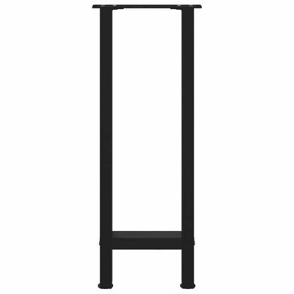 Konsolentischbeine Schwarz 2 Stk. 38x(72-73) cm Stahl
