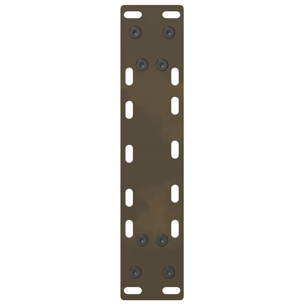 Konsolentischbeine Naturstahl 2 Stk. 38x(72-73) cm Stahl