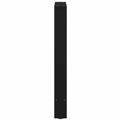 Esstischbeine Schwarz 2 Stk. 50x(72-73) cm Stahl