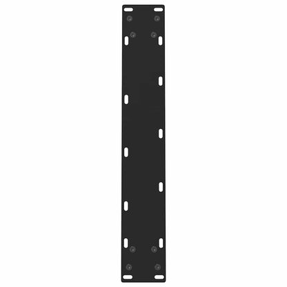 Esstischbeine Schwarz 2 Stk. 60x(72-73) cm Stahl