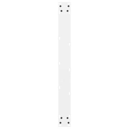 Esstischbeine Weiß 2 Stk. 70x(72-73) cm Stahl