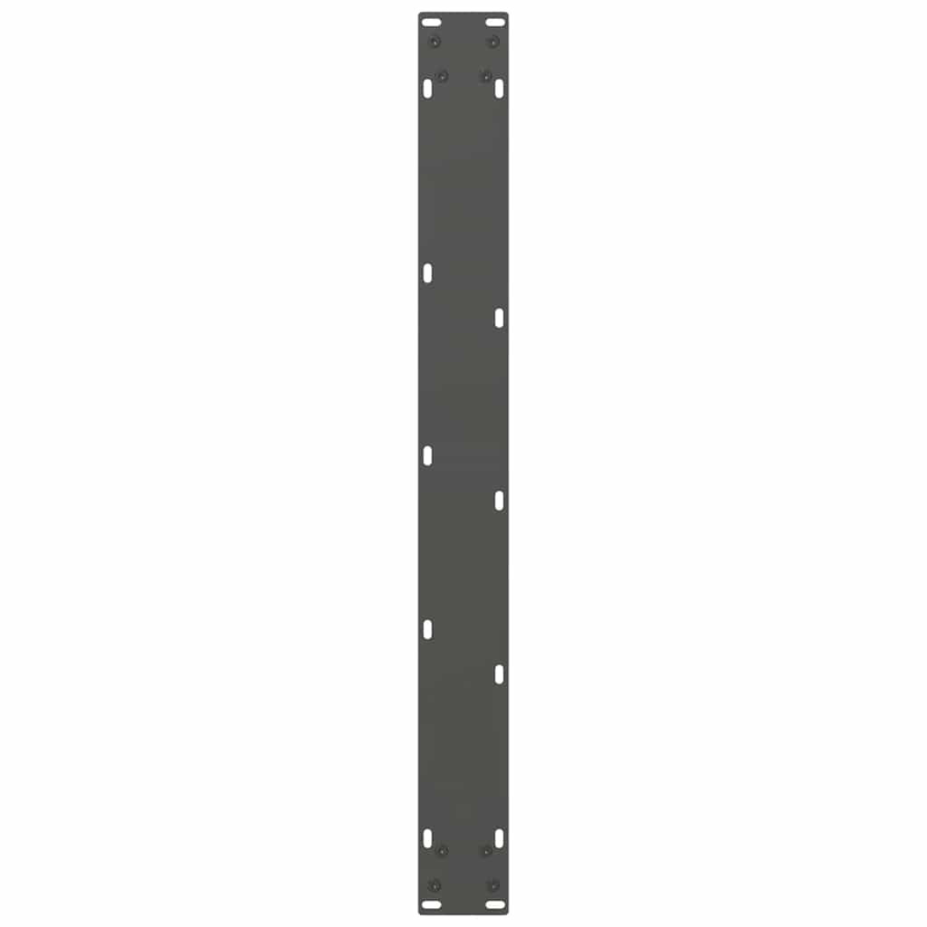 Esstischbeine Anthrazit 2 Stk. 70x(72-73) cm Stahl