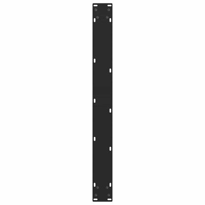 Esstischbeine Schwarz 2 Stk. 80x(72-73) cm Stahl