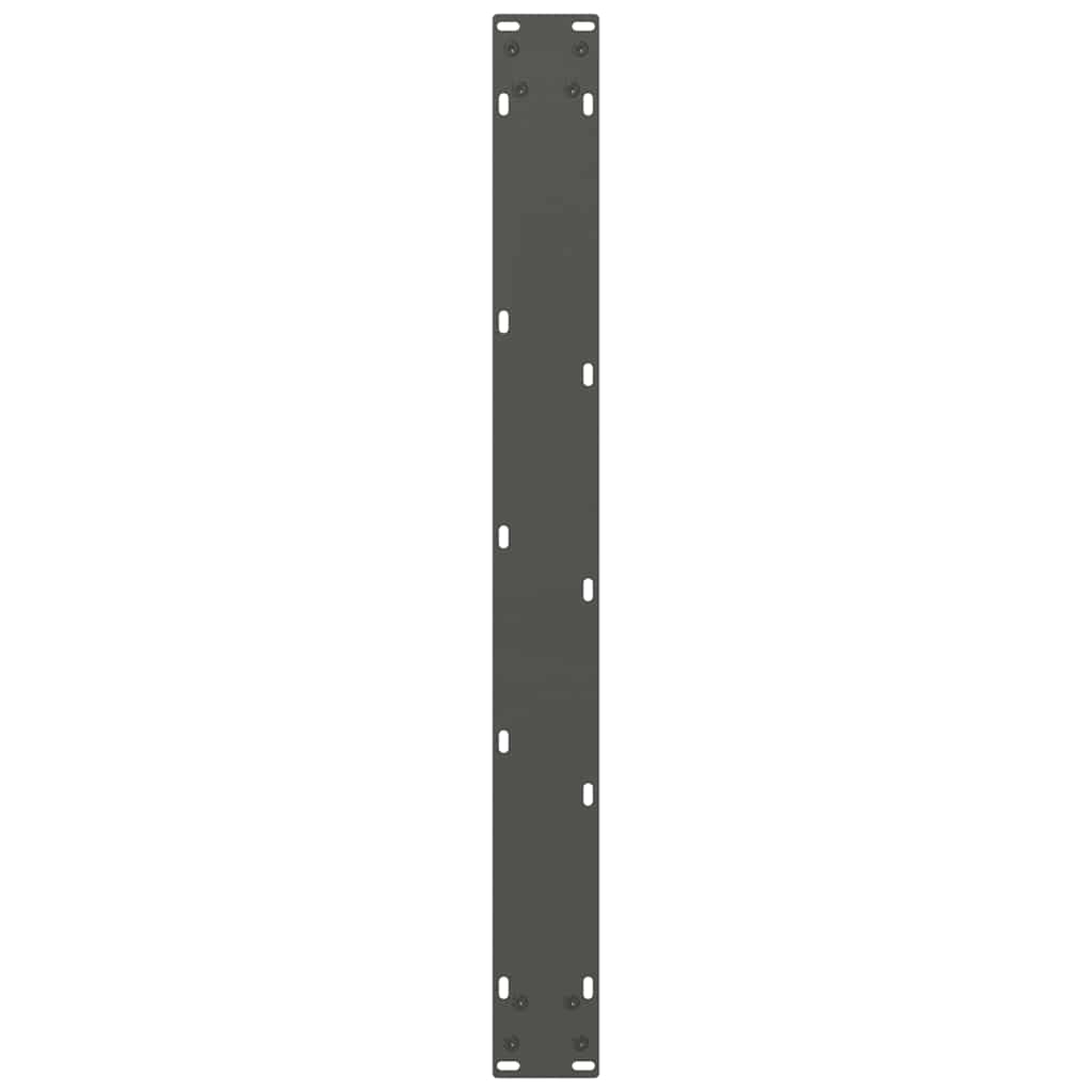 Esstischbeine Anthrazit 2 Stk. 80x(72-73) cm Stahl