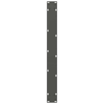 Esstischbeine Anthrazit 2 Stk. 80x(72-73) cm Stahl