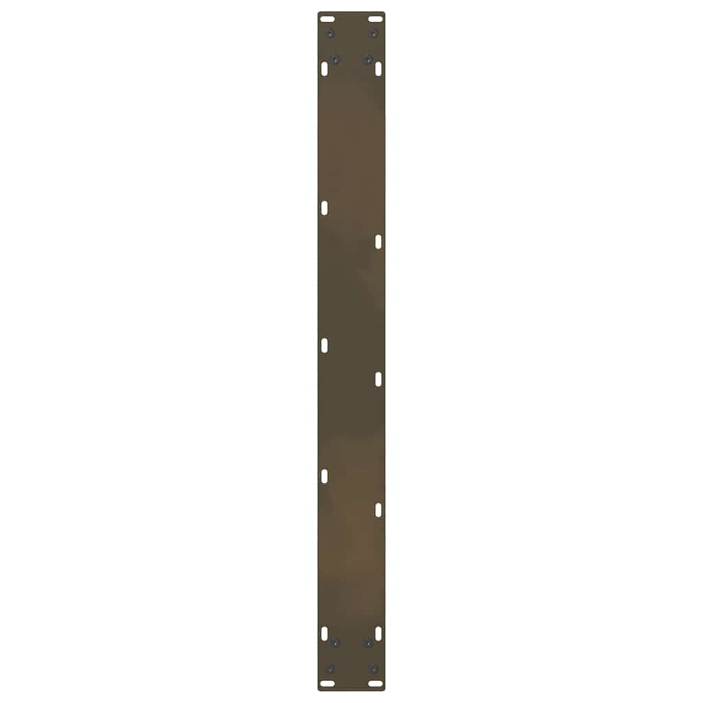 Esstischbeine Naturstahl 2 Stk. 80x(72-73) cm Stahl