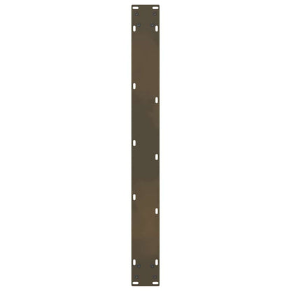 Esstischbeine Naturstahl 2 Stk. 80x(72-73) cm Stahl