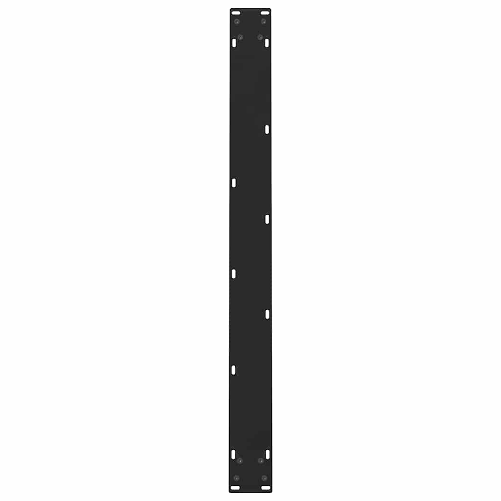 Esstischbeine Schwarz 2 Stk. 90x(72-73) cm Stahl