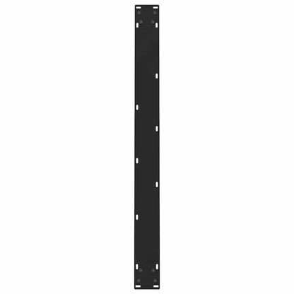 Esstischbeine Schwarz 2 Stk. 90x(72-73) cm Stahl