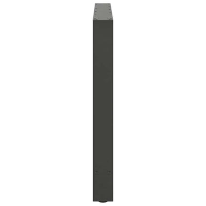 Esstischbeine Anthrazit 2 Stk. 90x(72-73) cm Stahl