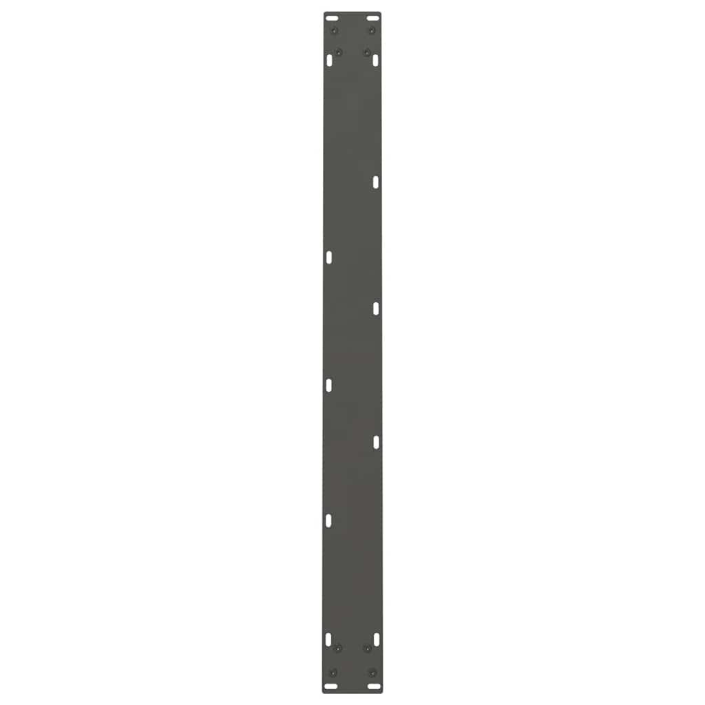 Esstischbeine Anthrazit 2 Stk. 90x(72-73) cm Stahl
