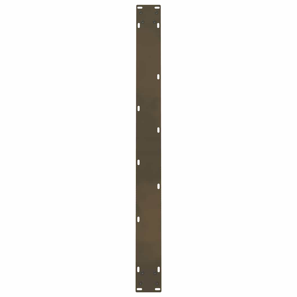 Esstischbeine Naturstahl 2 Stk. 90x(72-73) cm Stahl