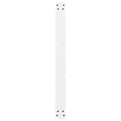 Esstischbeine Weiß 2 Stk. 100x(72-73) cm Stahl