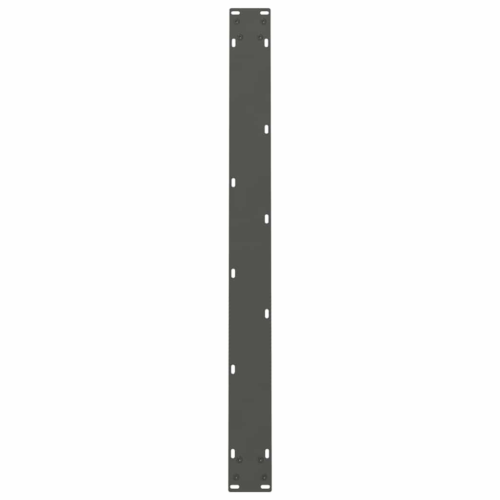 Esstischbeine Anthrazit 2 Stk. 100x(72-73) cm Stahl