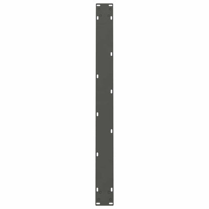 Esstischbeine Anthrazit 2 Stk. 100x(72-73) cm Stahl