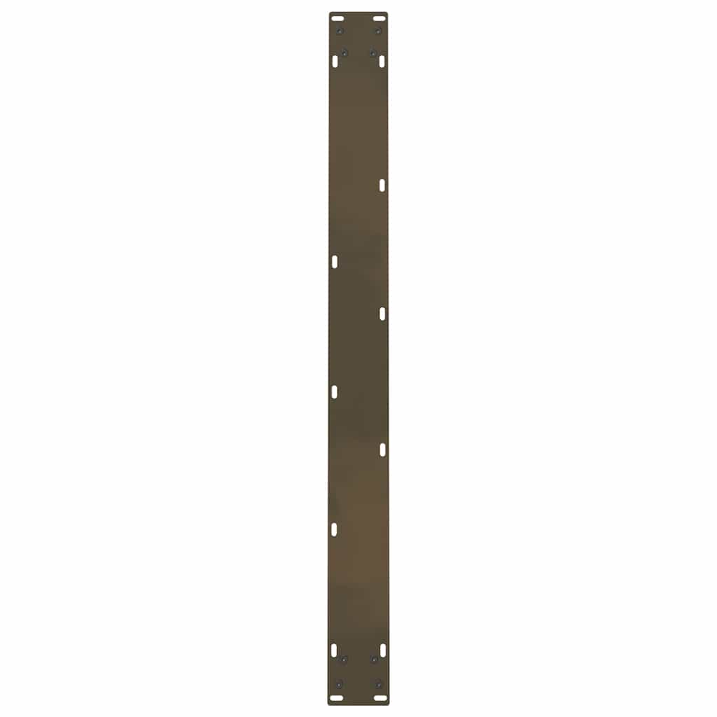 Esstischbeine Naturstahl 2 Stk. 100x(72-73) cm Stahl