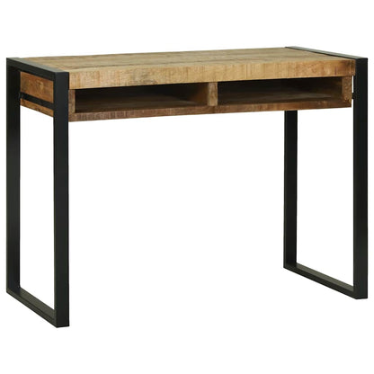 Schminktisch mit Regal Braun 100 x 50 x 75 cm Massivholz Mango