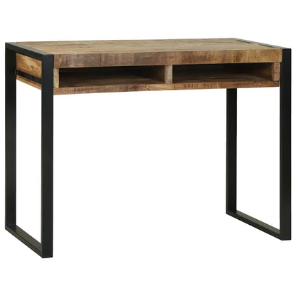 Schminktisch mit Regal Braun 100 x 50 x 75 cm Massivholz Mango