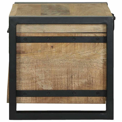 Aufbewahrungstruhen Braun 40 x 30 x 30 cm Massivholz Mango
