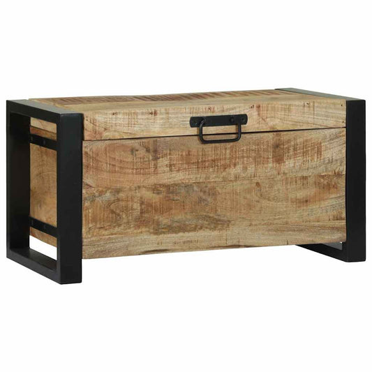 Aufbewahrungstruhen Braun 60 x 30 x 30 cm Massivholz Mango