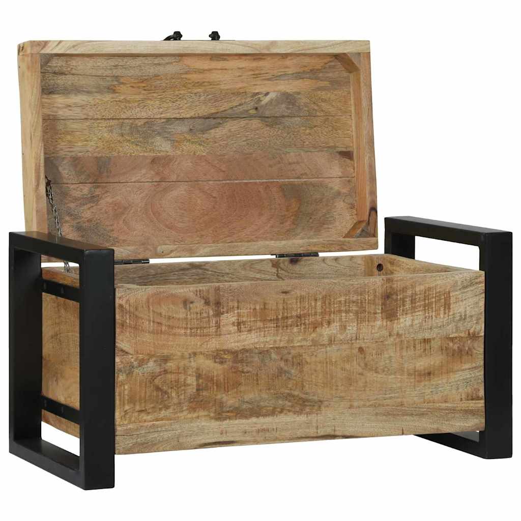Aufbewahrungstruhen Braun 60 x 30 x 30 cm Massivholz Mango