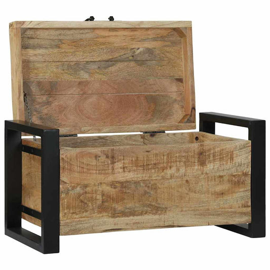 Aufbewahrungstruhen Braun 60 x 30 x 30 cm Massivholz Mango