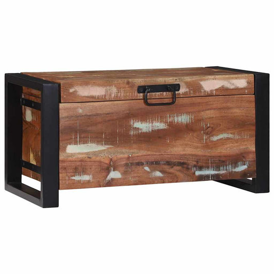 Aufbewahrungstruhen Braun 60 x 30 x 30 cm Massivholz Altholz