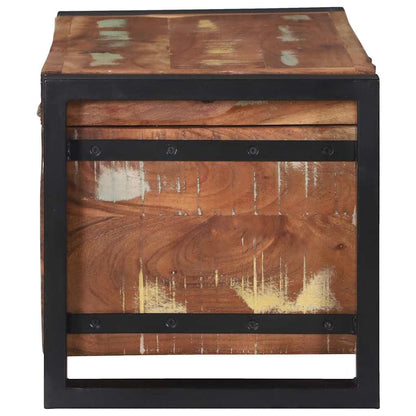Aufbewahrungstruhen Braun 60 x 30 x 30 cm Massivholz Altholz