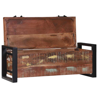 Aufbewahrungstruhen Braun 80 x 30 x 30 cm Massivholz Altholz