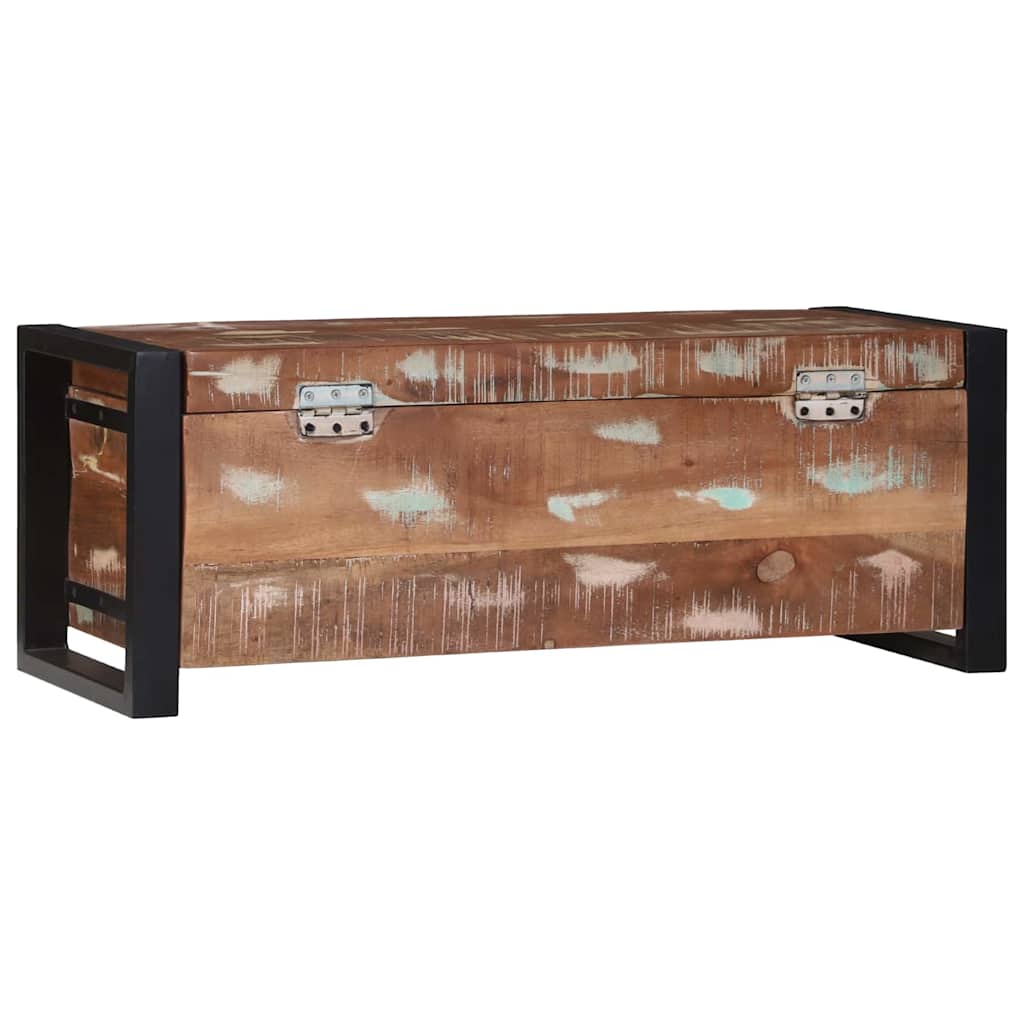 Aufbewahrungstruhen Braun 80 x 30 x 30 cm Massivholz Altholz