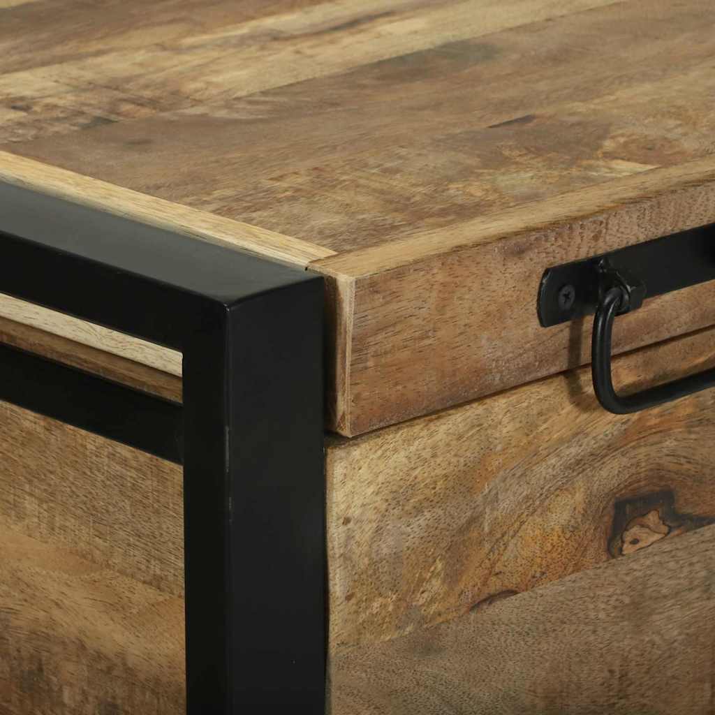 Aufbewahrungsbox Braun 80 x 35 x 45 cm Massivholz Mango